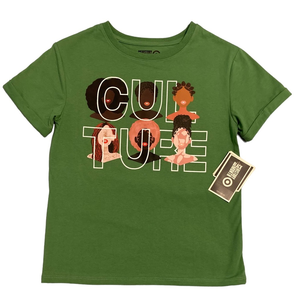 Black History Month CULTURE T-Shirt Size M (8) NWT